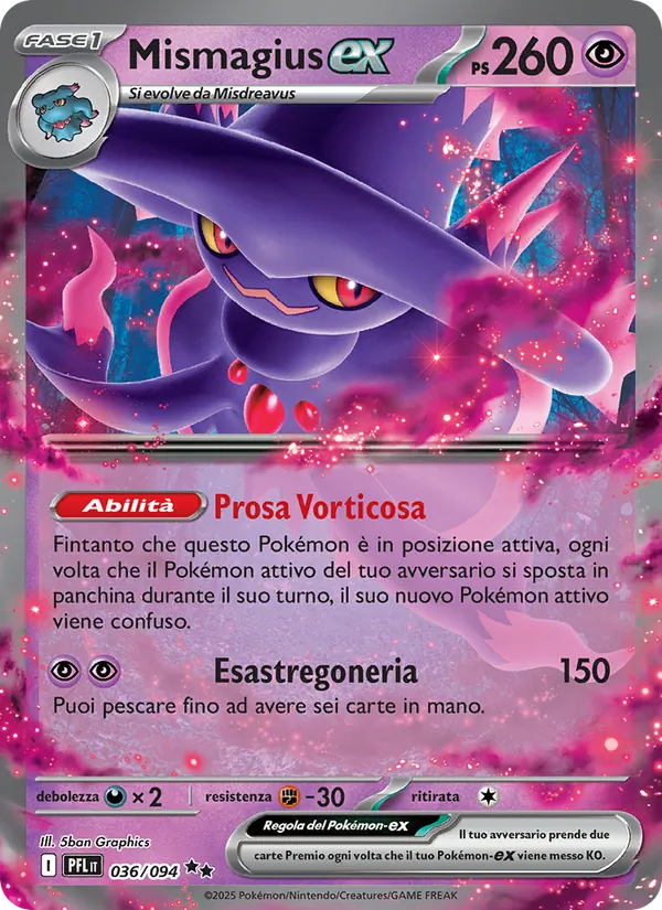 Mismagius-ex (Fiamme Spettrali #036/94)