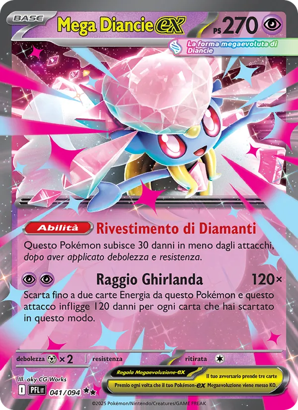 Mega Diancie-ex (Fiamme Spettrali #041/94)