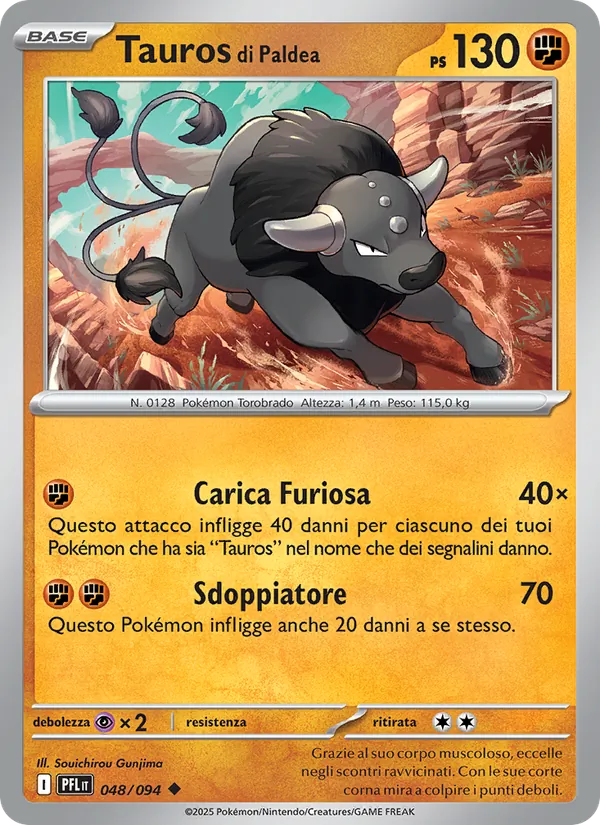 Tauros di Paldea (Phantasmal Flames #048/94)