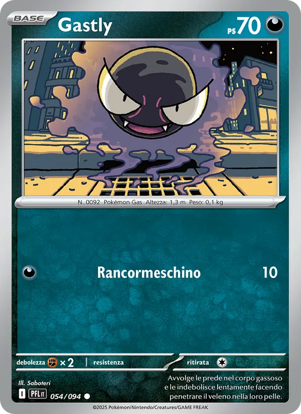 Gastly (Phantasmal Flames #054/94)