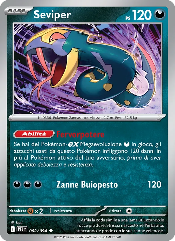 Seviper (Fiamme Spettrali #062/94)