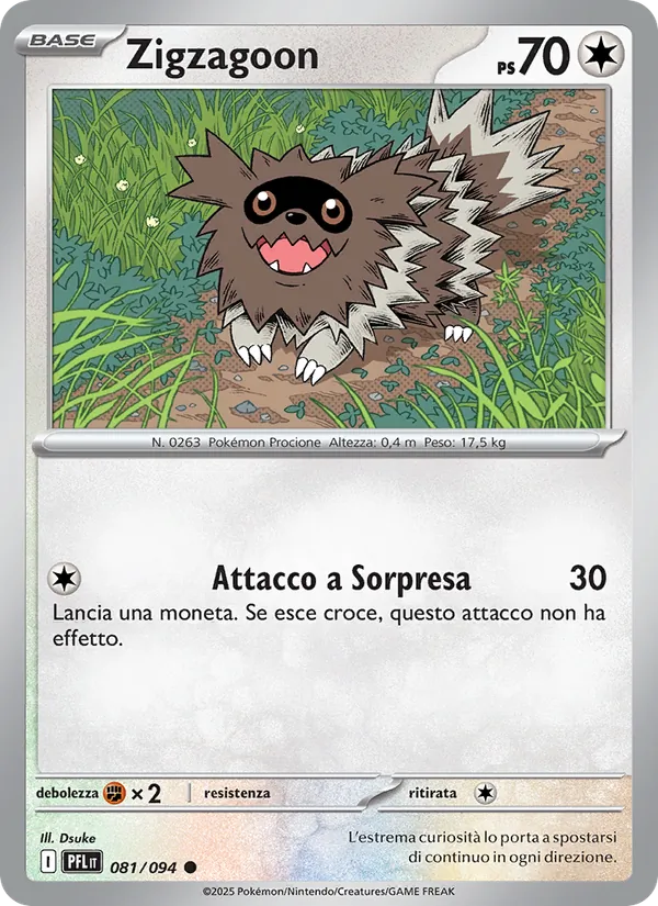Zigzagoon (Fiamme Spettrali #081/94)