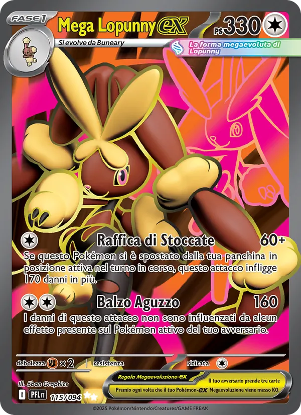 Mega Lopunny-ex (Phantasmal Flames #115/94)