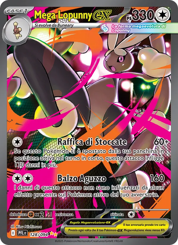 Mega Lopunny-ex (Fiamme Spettrali #128/94)