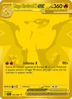 Mega Charizard X-ex (Fiamme Spettrali #130/94)