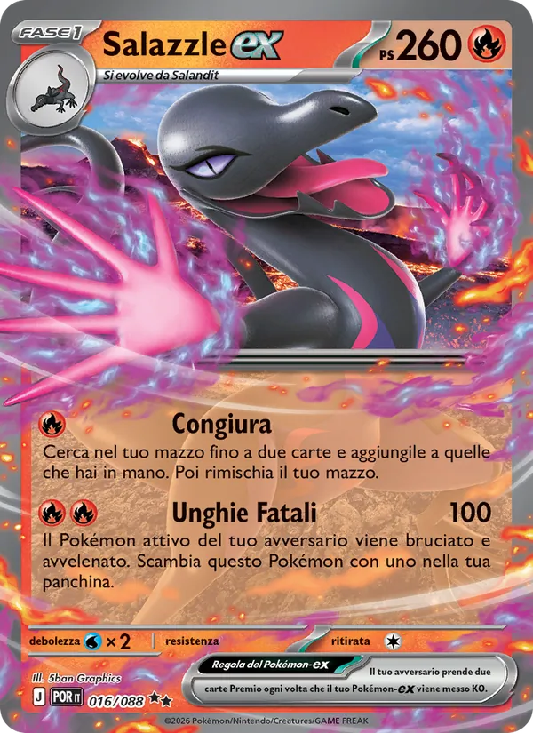 Salazzle-ex (Equilibrio Perfetto #016/88)