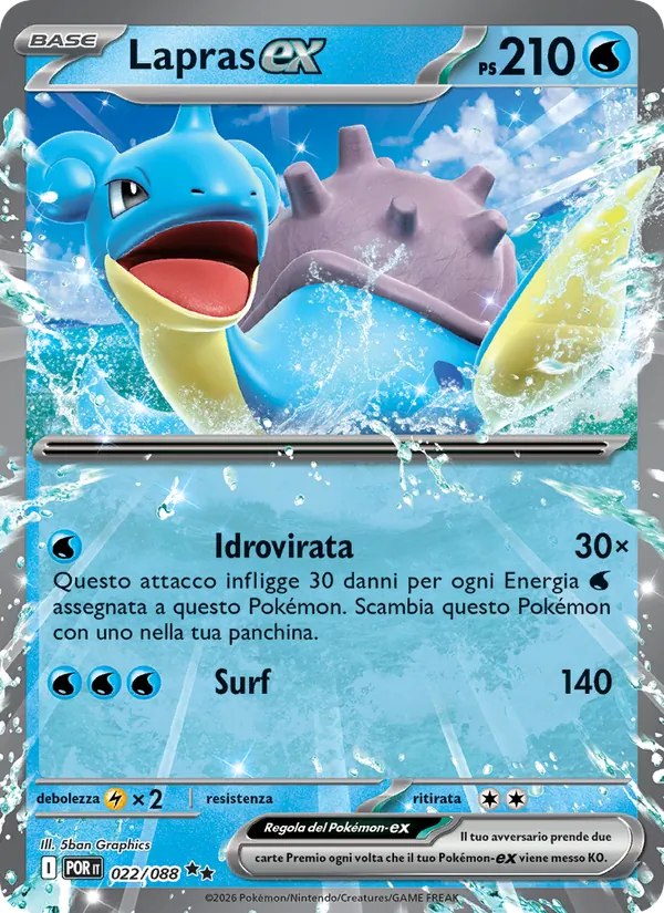 Lapras-ex (Perfect Order #022/88)