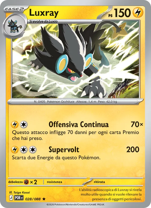 Luxray (Equilibrio Perfetto #028/88)