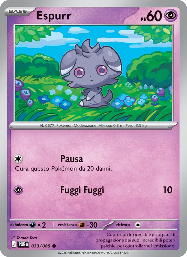 Espurr (Equilibrio Perfetto #033/88)