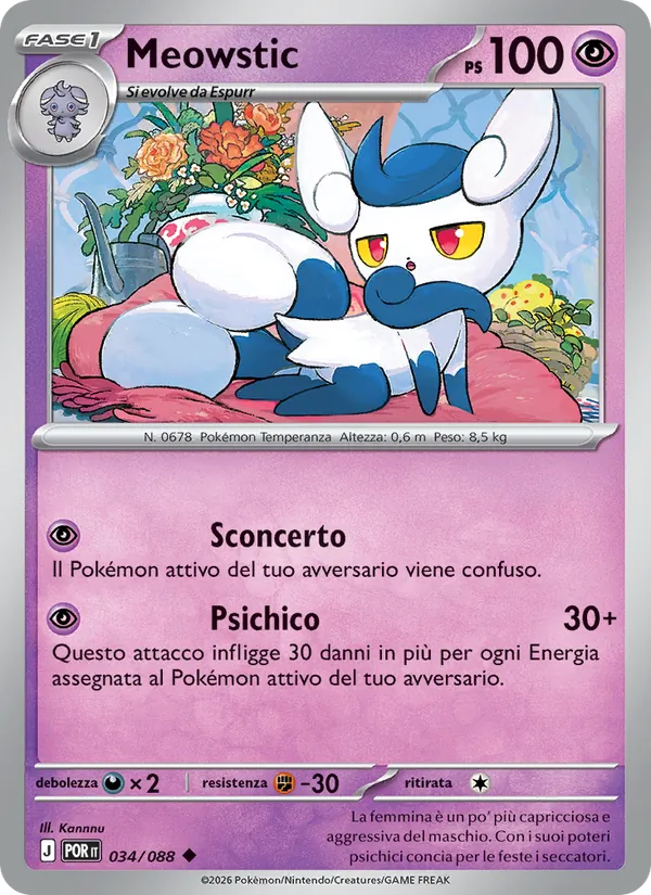 Meowstic (Equilibrio Perfetto #034/88)