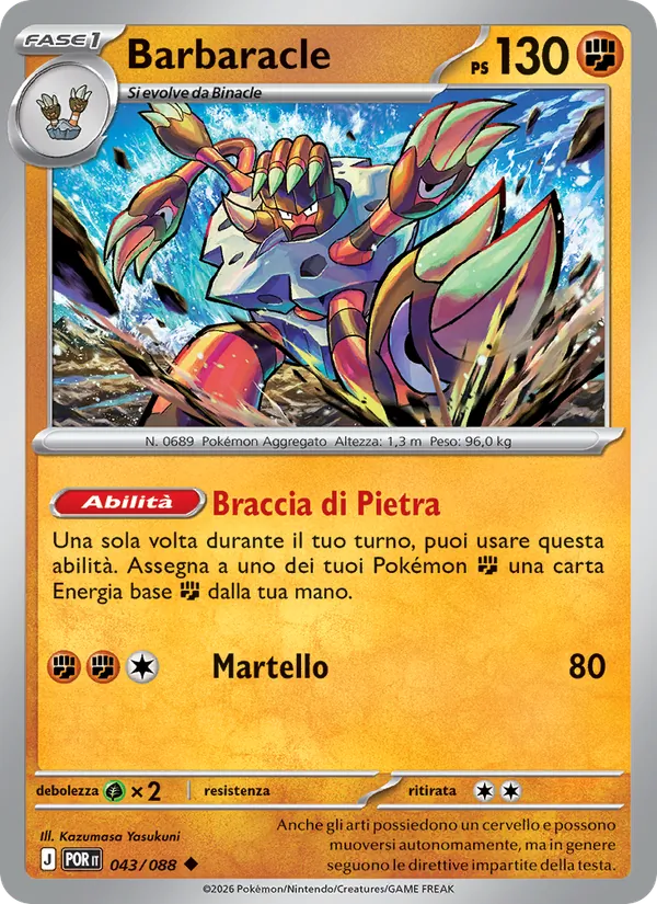 Barbaracle (Equilibrio Perfetto #043/88)