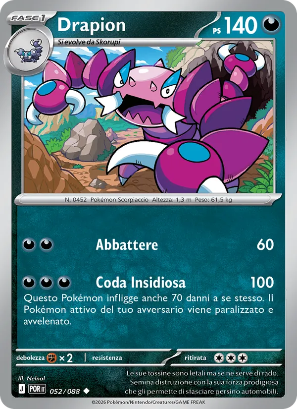 Drapion (Equilibrio Perfetto #052/88)