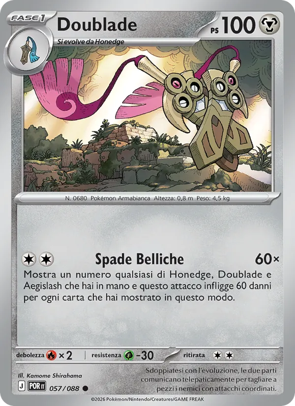 Doublade (Equilibrio Perfetto #057/88)