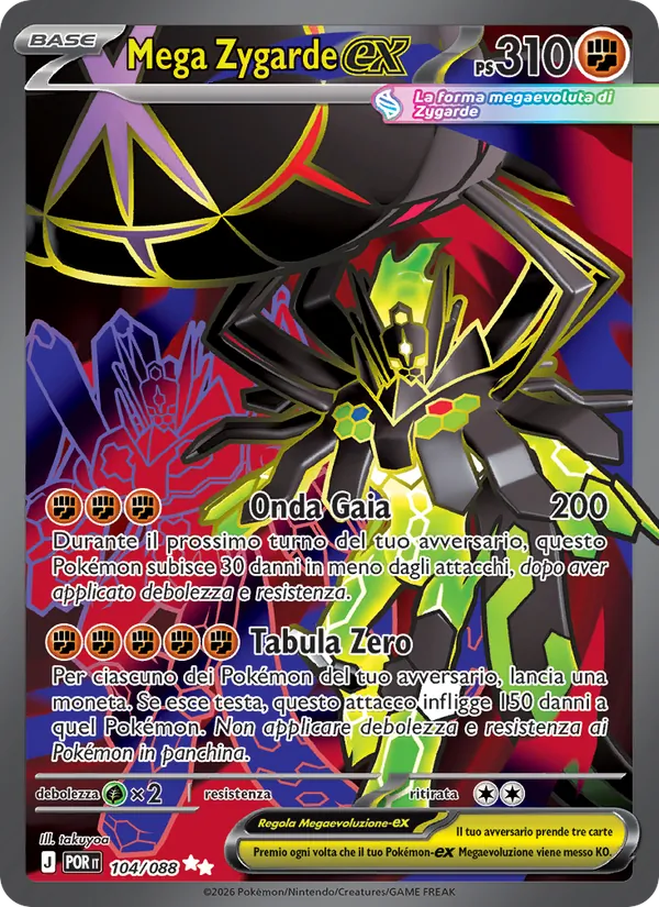 Mega Zygarde-ex (Equilibrio Perfetto #104/88)