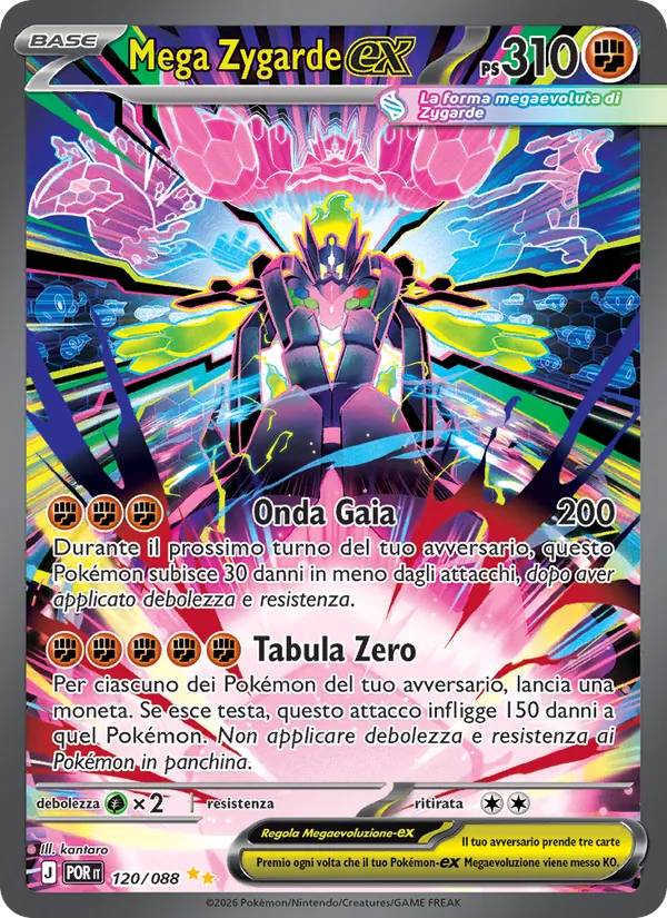 Mega Zygarde-ex (Equilibrio Perfetto #120/88)