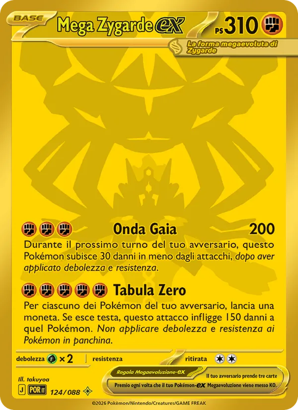 Mega Zygarde-ex (Equilibrio Perfetto #124/88)