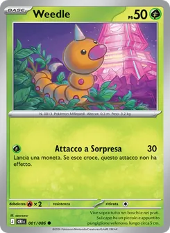 Weedle (Caos Nascente #001/86)