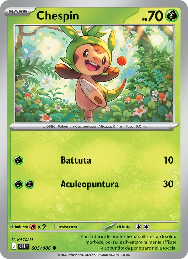 Chespin (Caos Nascente #005/86)
