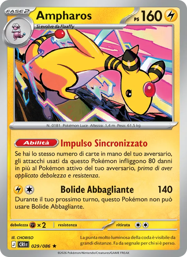 Ampharos (Caos Nascente #029/86)