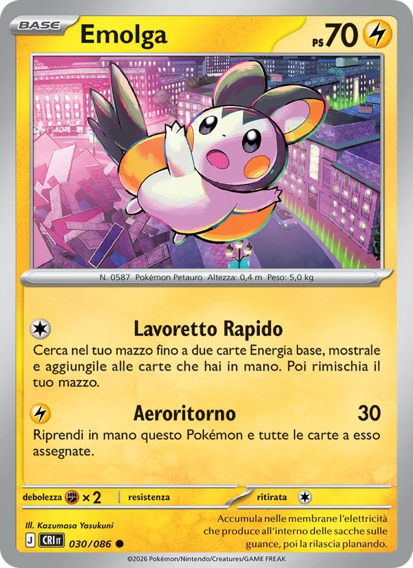 Emolga (Chaos Rising #030/86)