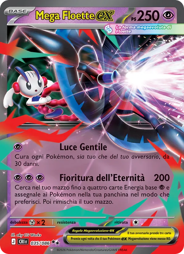 Mega Floette-ex (Chaos Rising #035/86)