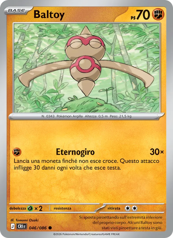 Baltoy (Caos Nascente #046/86)
