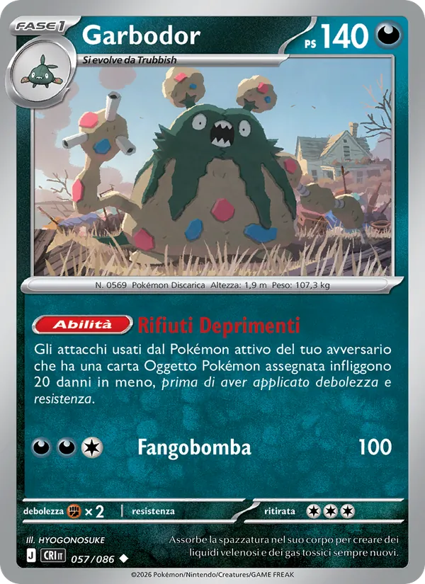 Garbodor (Caos Nascente #057/86)