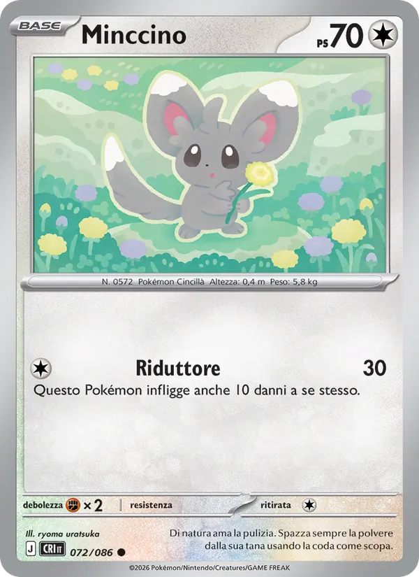 Minccino (Caos Nascente #072/86)