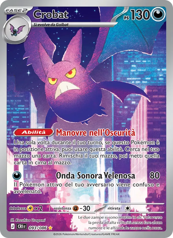 Crobat (Chaos Rising #093/86)