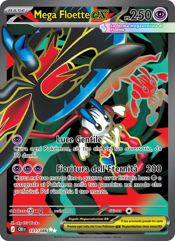 Mega Floette-ex (Chaos Rising #101/86)