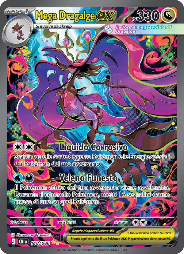 Mega Dragalge-ex (Caos Nascente #118/86)