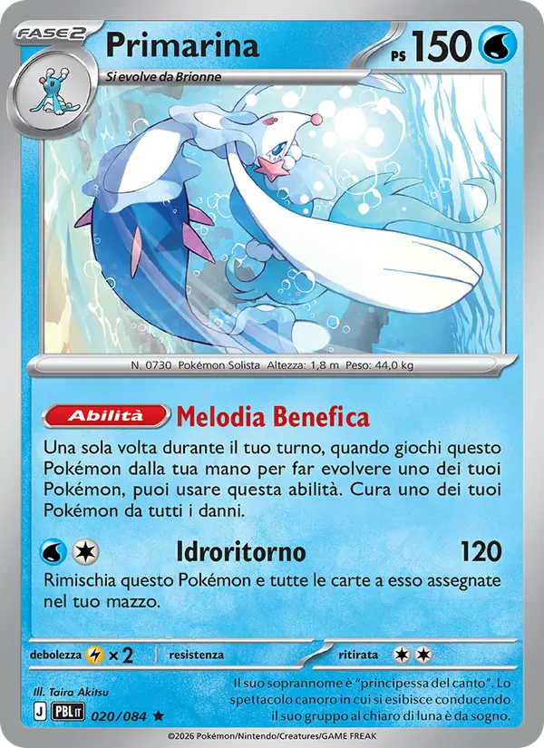 Primarina (Pitch Black #020/84)