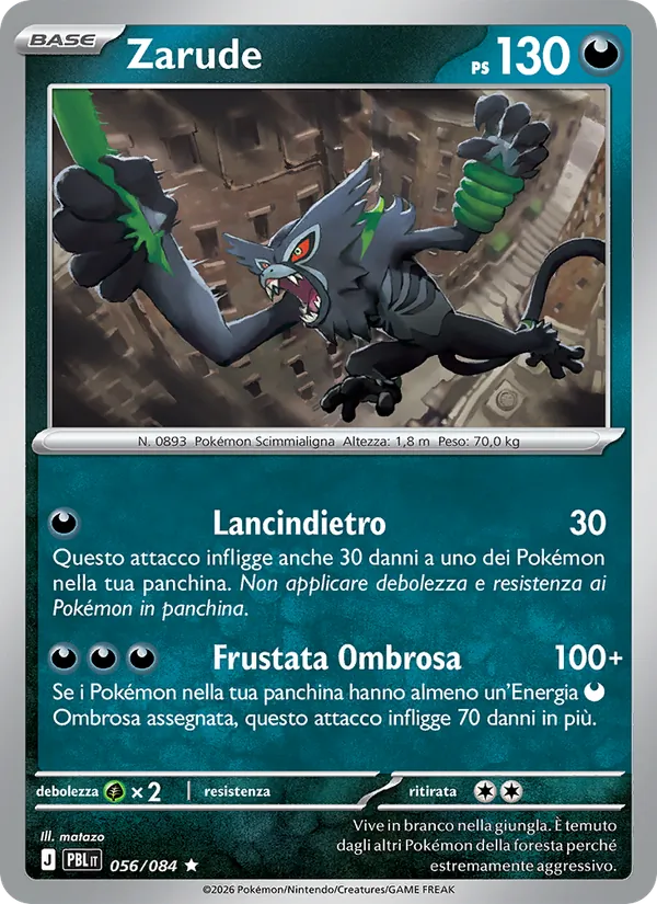 Zarude (Buio Pesto #056/84)