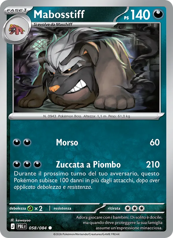 Mabosstiff (Buio Pesto #058/84)