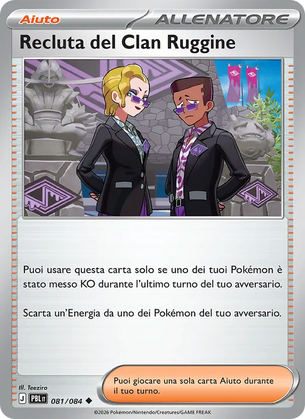Recluta del Clan Ruggine (Buio Pesto #081/84)