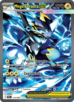 Mega Zeraora-ex (Buio Pesto #114/84)