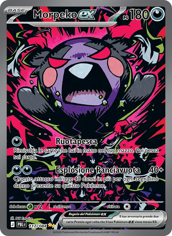Morpeko-ex (Buio Pesto #117/84)