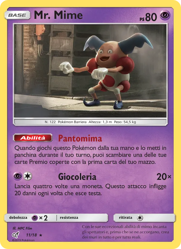 Mr. Mime (Detective Pikachu #11/18)