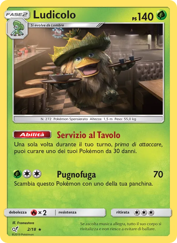Ludicolo (Detective Pikachu #2/18)