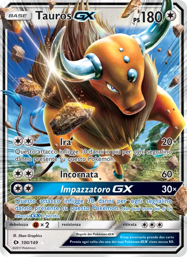Tauros GX (Sole e Luna #100/149)