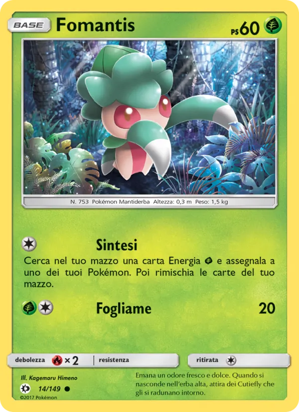 Fomantis (Sole e Luna #14/149)