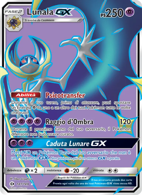 Lunala GX (Sole e Luna #141/149)