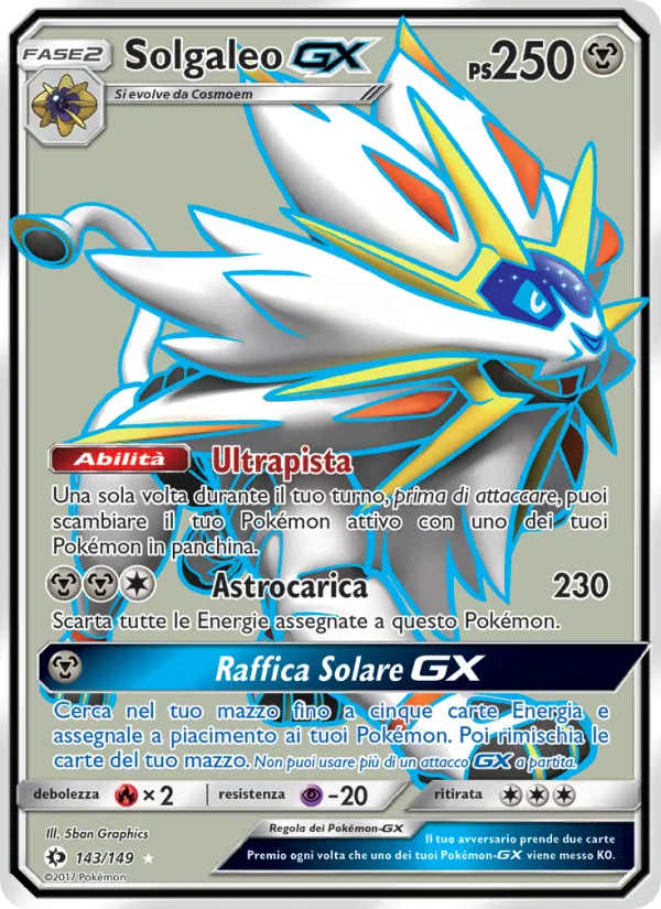 Solgaleo GX (Sole e Luna #143/149)