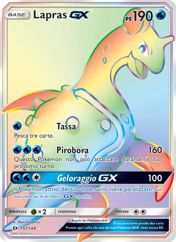 Lapras GX (Sole e Luna #151/149)