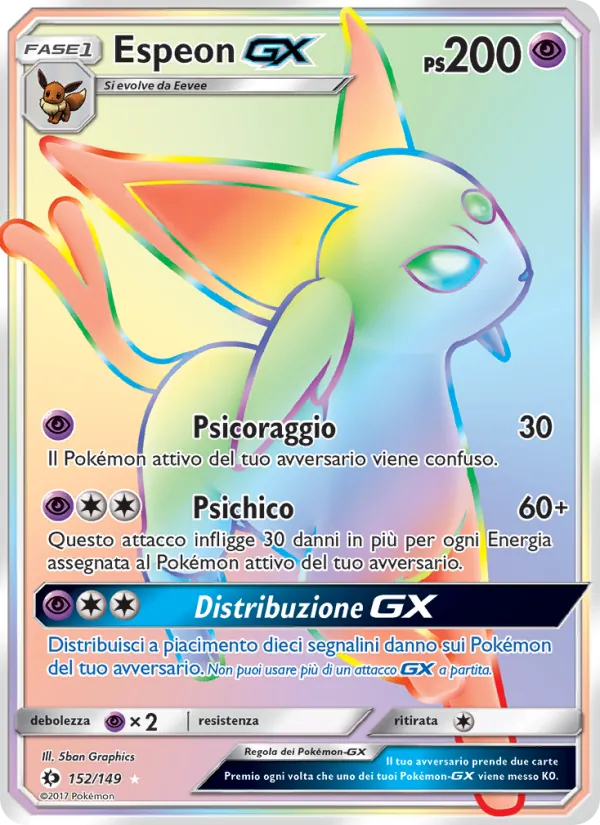 Espeon GX (Sole e Luna #152/149)