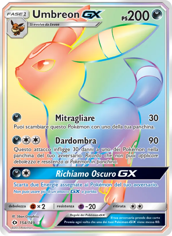 Umbreon GX (Sole e Luna #154/149)