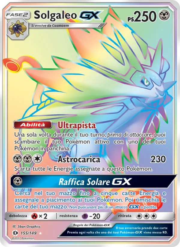 Solgaleo GX (Sole e Luna #155/149)