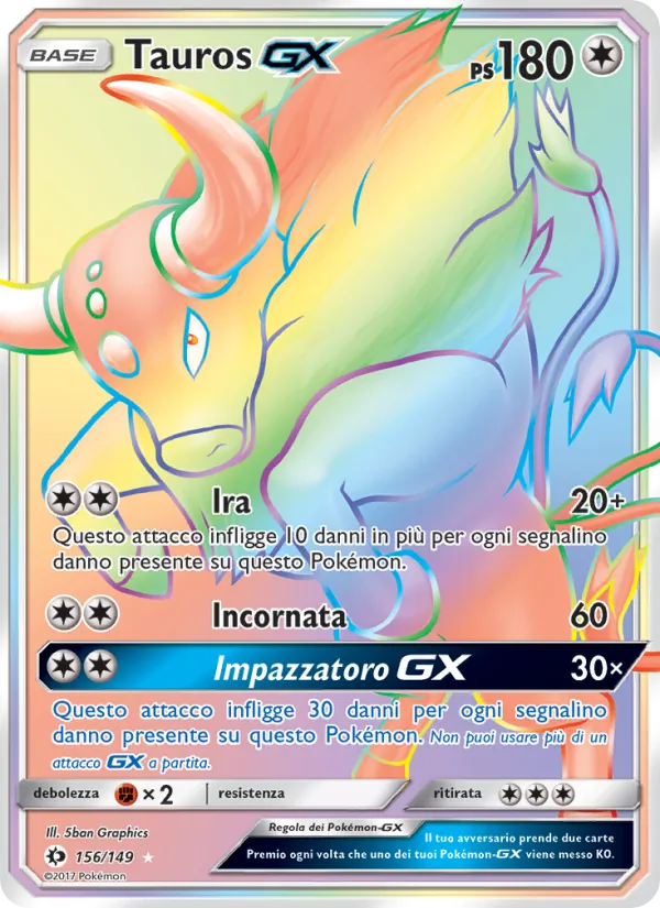 Tauros GX (Sole e Luna #156/149)