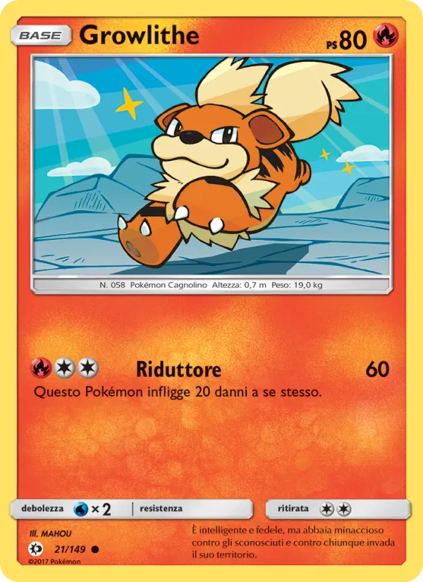 Growlithe (Sole e Luna #21/149)