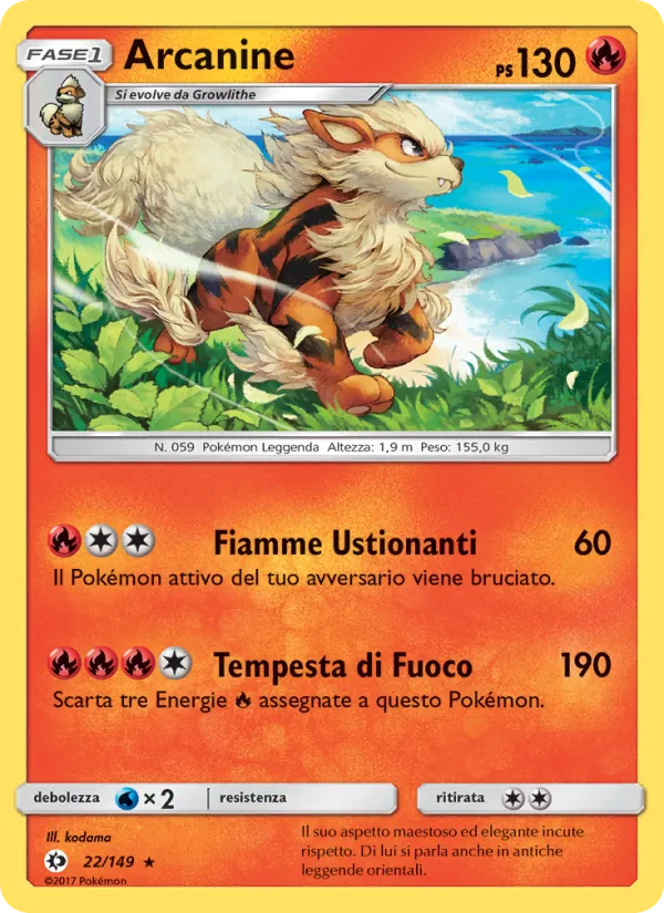 Arcanine (Sun & Moon #22/149)